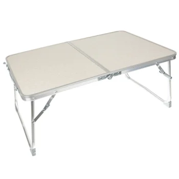 Trizand Folding Camping Table - Suitcase, Beige