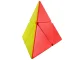 Loginis galvosūkis piramidė Pyraminx 3D greičio kubas, įvairiaspalvis