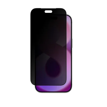 Apsauginis stiklas AmazingThing Radix +Care Privacy iPhone 18 Pro su rėmeliu
