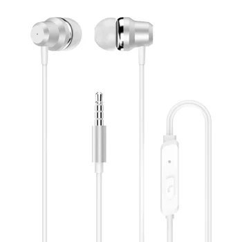 Dudao X10PRO laidinės ausinės, 3.5mm jungtis, valdymo pultas - baltos