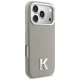 Karl Lagerfeld Karl Head Logo MagSafe dėklas iPhone 17 Pro Max, pilkas