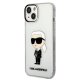 Karl Lagerfeld Ikonik Karl skaidrus dėklas iPhone 14 Plus / 15 Plus