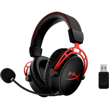 Belaidės žaidimų ausinės HyperX Cloud Alpha (4P5D4AA), juodos/raudonos