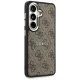 Guess 4G Embossed Ring MagSafe Case for Samsung Galaxy S26 Plus - Brown