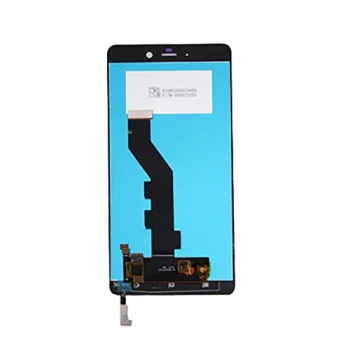 LCD ekranas Xiaomi Mi Note su jutikliniu stiklu ir rėmeliu, juodas