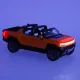 RC Car Model with Remote, Hummer EV (1:16)
