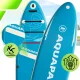 AquaPaddle Explorer pripučiama SUP irklentė su kėde, 335x84x15 cm, šviesiai mėlyna