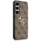Guess Samsung Galaxy S25 FE dėklas Big 4G Classic Logo, rudas