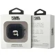 Karl Lagerfeld dėklas, skirtas AirPods 3, Monogram Karl Head, juodas