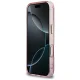 Karl Lagerfeld IML K Head Logo MagSafe dėklas iPhone 17 Pro Max, rožinis