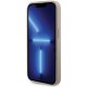 Guess dėklas iPhone 15 Pro telefonui 4G Metal Logo Strass, auksinis