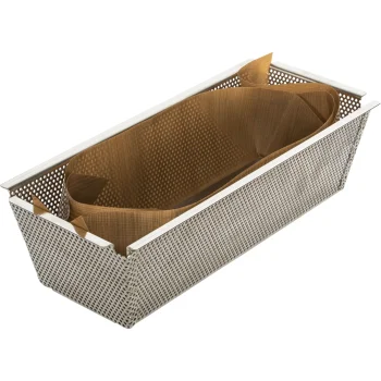 De Buyer PLUMCAKE FORATO Baking Mould 26cm, Silver