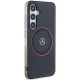 Mercedes-Benz dėklas Samsung Galaxy S24 telefonui IML Ring MagSafe, juodas