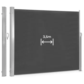 Ištraukiama šoninė markizė MultiGarden 144510, 350x200 cm, antracito spalvos