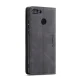 Huawei P Smart 2017 (FIG-LX1, LA1, LX2, LX3) CASEME Wallet Magnetic Leather Case Cover, Black