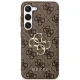 Guess 4G Big Metal Logo dėklas Samsung Galaxy S23 rudas