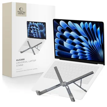 Nešiojamojo kompiuterio stovas Tech-Protect ULS300 iki 16", pilkas