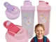 Kids Water Bottle 500ml, Pink
