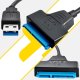 Izoxis USB į SATA 3.0 adapteris 2.5\" HDD/SSD diskams, juodas