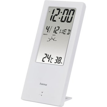 Hama TH-140 Digital Thermometer and Hygrometer, White