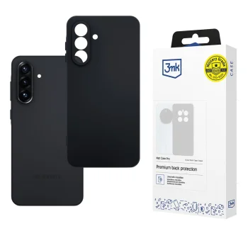 3mk Matt Case Pro dėklas Samsung Galaxy A26 5G telefonui, juodas matinis