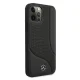 Mercedes dėklas iPhone 12 Pro Max telefonui Perforated Area, juodas