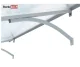 Tiesus durų stogelis STARKEDACH T-160, 160x100x30 cm, šviesiai pilkas