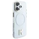 Karl Lagerfeld IML K Head Logo MagSafe dėklas, skirtas iPhone 17, skaidrus