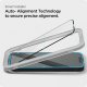 Apsauginis stiklas Spigen ALM Glass FC telefonams iPhone 13 / 13 Pro / 14, juodas