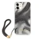 Guess iPhone 12 mini dėklas Marble Collection, pilkas