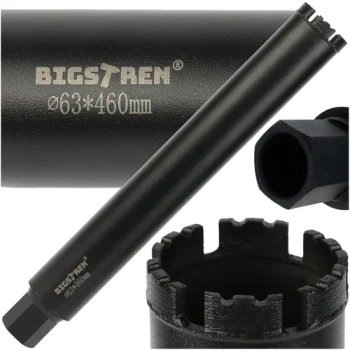 Deimantinis grąžtas Bigstren 27082 63x450mm betonui, 1 1/4 UNC