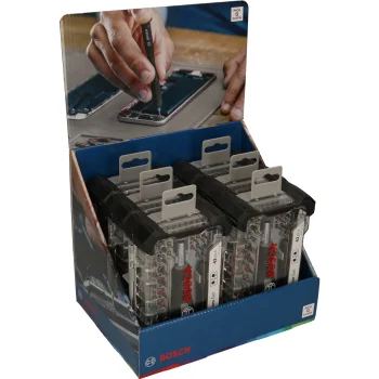 Bosch tiksliųjų atsuktuvų antgalių rinkinys, 42 dalių, pilkas