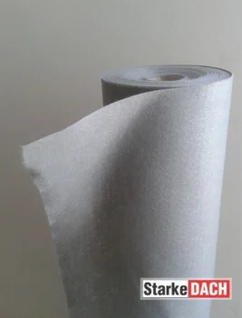 Neaustinė geotekstilė Starkedach, 110 g/m², plotis 2 m, šviesiai pilka