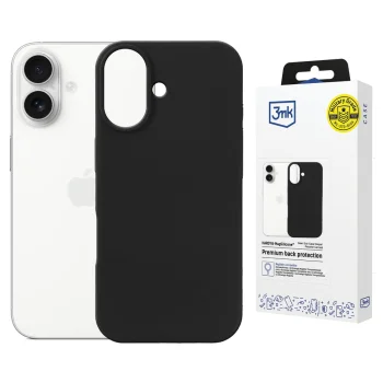Silikoninis dėklas 3mk Hardy MagSilicone, skirtas Apple iPhone 17, juodas