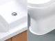 Lipni sandarinimo juosta voniai ir virtuvei, 3 m x 3,5 cm, PVC, balta