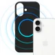 Silikoninis dėklas 3mk Hardy MagSilicone, skirtas Apple iPhone 17, juodas