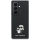 Karl Lagerfeld Saffiano Karl&Choupette Pin dėklas Samsung Galaxy Z Fold 8 Ultra, juodas