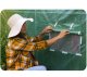 Plonos Plėvelinis šiltnamis 2x3m, 6m2, Žalias