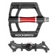 Rockbros 2020-12CBK aliumininiai dviračio pedalai, juodi