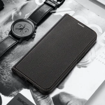 Dux Ducis Skin X2 atverčiamasis dėklas iPhone 14 Plus, juodas