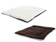Fabric Pet Mat Bed for Dogs and Cats, 50x35 cm, Dark Brown