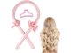 Hair curling roller with elastic band and clip