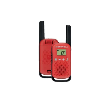 Motorola Talkabout T42 radijo stotelės, 2 vnt., raudonos