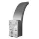 Maclean MCE244 S fasado LED šviestuvas su judesio jutikliu, 10W, IP54, sidabrinis