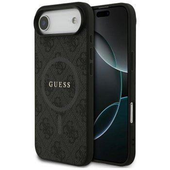 Guess 4G Ring Classic Logo MagSafe dėklas iPhone 17 Air - juodas