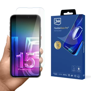 Hybrid glass 3mk FlexibleGlass Pro v2.0  Apple iPhone 15 Pro Max