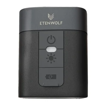 Elektrinė pompa Etenwolf AIR 3, 2600 mAh, su LED žibintuvėliu, juoda
