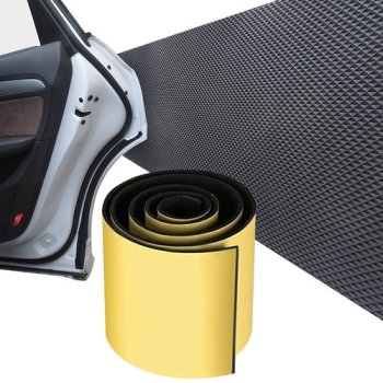 Xtrobb automobilio durų apsauga / garažo sienos buferis, juoda