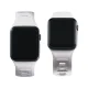 „3mk“ silikoninis laikrodžio dirželis „Apple Watch 42 / 44 / 45 / 49 mm“, baltas