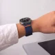 Tech-Protect Nylon Clasp dirželis Samsung Galaxy Watch Ultra 47mm, tamsiai mėlynas
